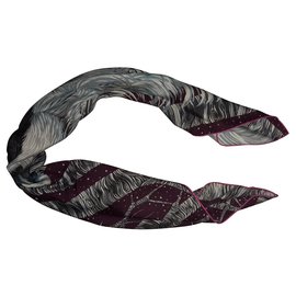 Hermès-Men Scarves-Prune