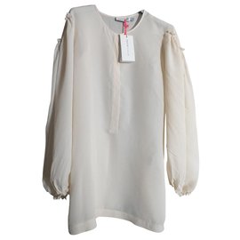 See by Chloé Romantische Bluse Roh