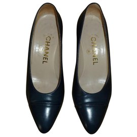 Chanel-Pompe CHANEL-Blu navy