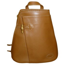 Longchamp-Longchamp backpack-Caramel