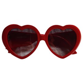 Balenciaga-Sonnenbrille-Rot