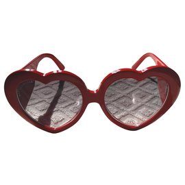 Balenciaga-Oculos escuros-Vermelho