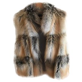 Piazza Sempione Sleeveless fox jacket Other
