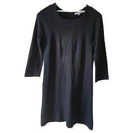 Robe noire Patrizia Pepe en viscose Taille 44 Noir