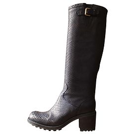 Free Lance Biker-Stiefel Marineblau