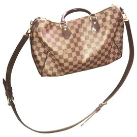 Louis Vuitton-Sac Louis Vuitton veloz-Castanho escuro