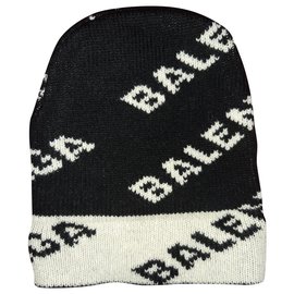 Balenciaga-Chapéus Gorros-Preto