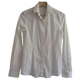 Chemisier Dolce & Gabbana blanc en coton Blanc
