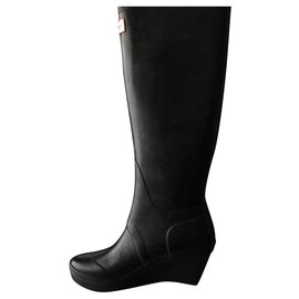 Bottes compensées Hunter Noir