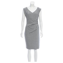 Diane Von Furstenberg-Grey Bevin dress-Grey