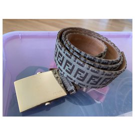 Fendi-Belts-Beige