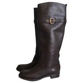 Bottes de équitation Louis Vuitton Marron Cuir Marron