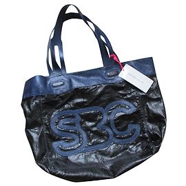 See by Chloé See by Chlé, sac  cabas cuir bicolore. Noir