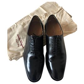 Salvatore Ferragamo SCARPE STRINGATE FORMALI UOMO FERRAGAMO Nero
