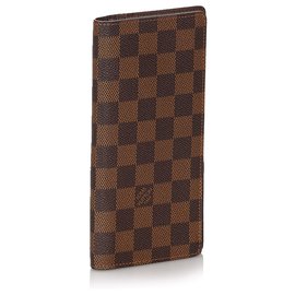 Louis Vuitton-Louis Vuitton Brown Damier Ebene Brazza Wallet-Brown