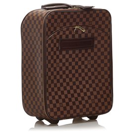 Louis Vuitton-Louis Vuitton Brown Damier Ebene Pegase 45-Brown