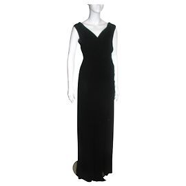 Diane Von Furstenberg Foray Maxikleid Schwarz Schwarz