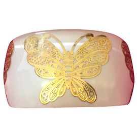 Autre Marque Brazalete de Plexiglás Blanco Blanco