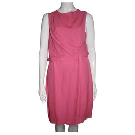Diane Von Furstenberg-Tamara silk dress-Pink
