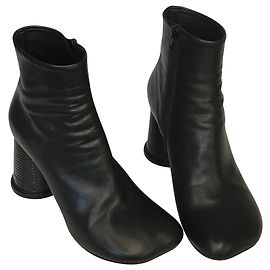 MM6 Cup Heel Ankle boots Black