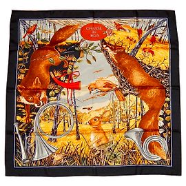 Hermès CHASSE au BOIS Multicolore