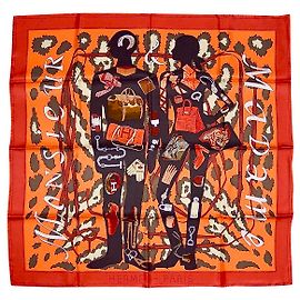 Hermès Piazza "Monsieur e Madame II" Multicolore