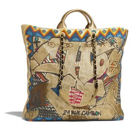 Chanel-chanel maxi sac compras nueva colección 19/20-Dorado