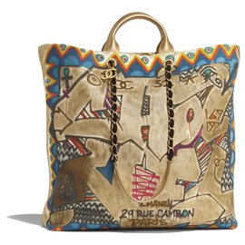 Chanel-chanel maxi sac compras nueva colección 19/20-Dorado