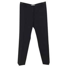 Yves Saint Laurent Pants, leggings Navy blue