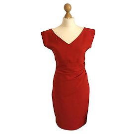 Robe Bevin rouge Diane Von Furstenberg Rouge