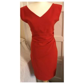 Diane Von Furstenberg-Rotes Bevin-Kleid-Rot