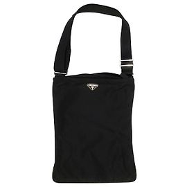 PRADA Borsa a tracolla Borsa a tracolla in nylon Borsa messanger Nera Unisex Nero