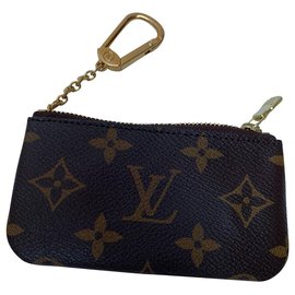 Louis Vuitton-Bolsa de llaves-Castaño