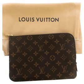 Louis Vuitton-Louis Vuitton Pouch novo-Marrom