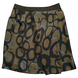Jupe en soie Chloé multicolore Multicolore