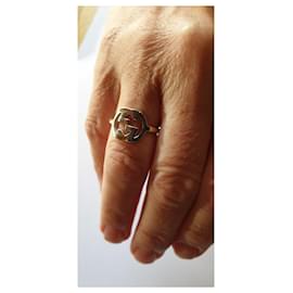 Gucci-Gucci GG anel de ouro branco 750/000-Prata