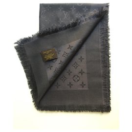 Louis Vuitton-Monogramm-Schal-Grau