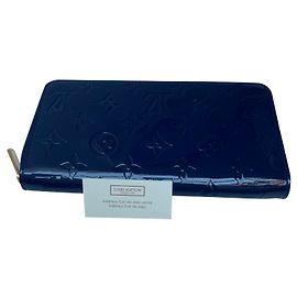 Louis Vuitton Blue zippy wallet Navy blue