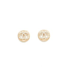 Chanel CC RHINESTONE CIRCLE Dourado