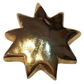 Vintage Brosche Christian Lacroix Golden