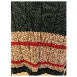 Polo Ralph Lauren-Sweaters-Brown,Red,Cream,Dark green