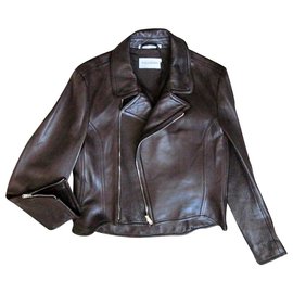 Yves Saint Laurent-Blazers Jackets-Brown