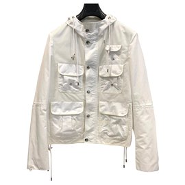 Gucci-Item de amostra branco curto casaco-Branco