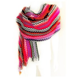 Sciarpa Missoni a zigzac oversize Multicolore