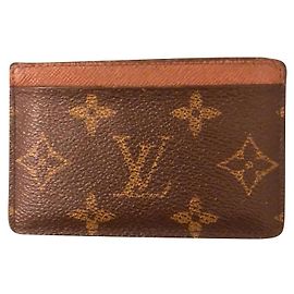 Louis Vuitton card holder Brown