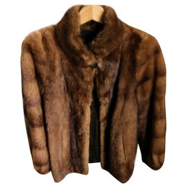 Vintage-Mink jacket-Brown