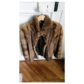 Vintage-Mink jacket-Brown