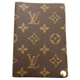 Louis Vuitton-card holder-Brown