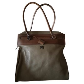 Burberry-it bag "shopper"-Kaki