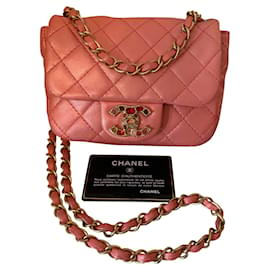 Chanel-Mini Clásico-Rosa